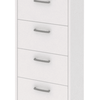 Úzká komoda Mega 139, bílá