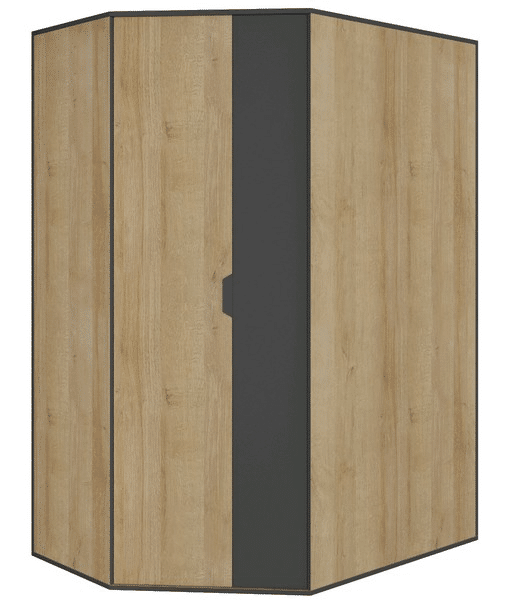 Rohová šatní skříň Nano 1