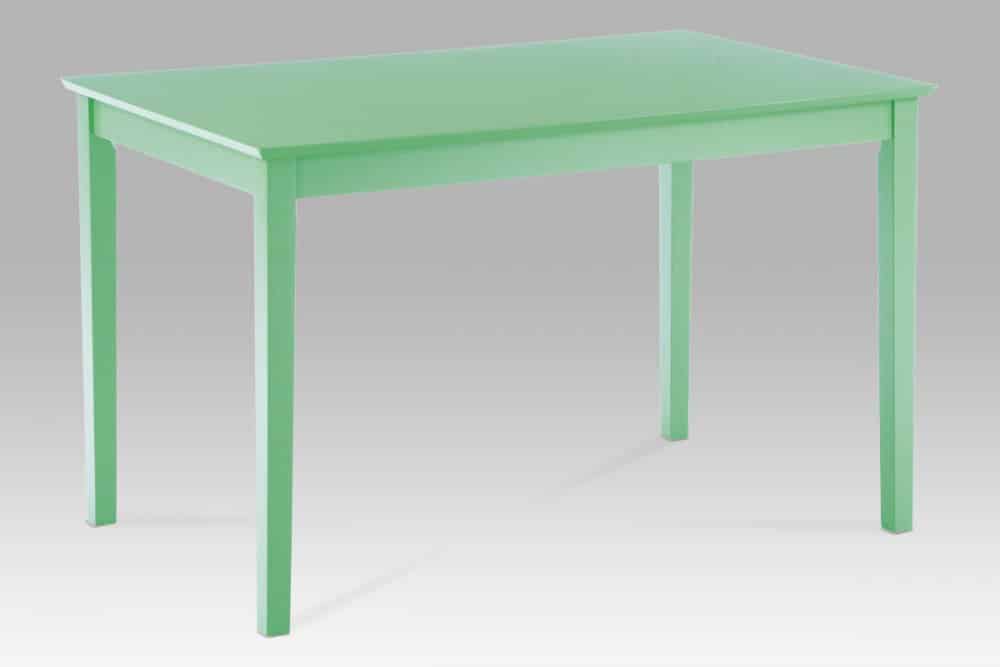 Jídelní stůl 120x75 cm, zelená YAT676 GRN Autronic