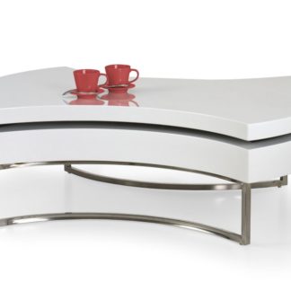 Konferenční stolek AUREA bílá Halmar