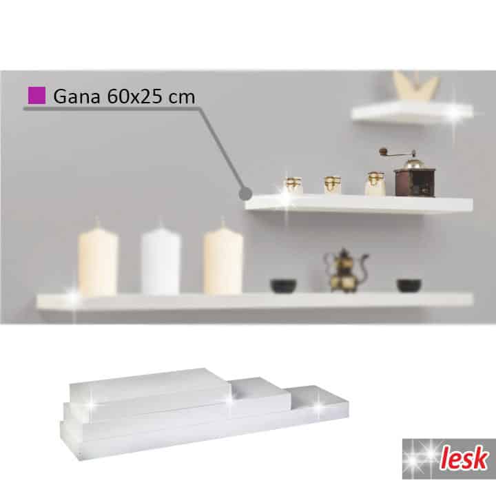 Police, bílý lesk, 60x25, GANA 0000063590 Tempo Kondela