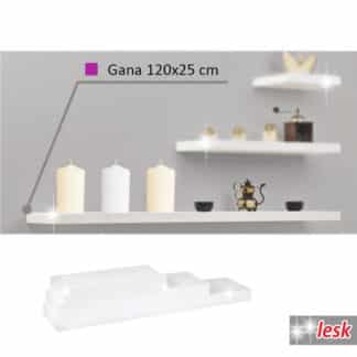 Police, bílý lesk, 120x25, GANA 0000063592 Tempo Kondela