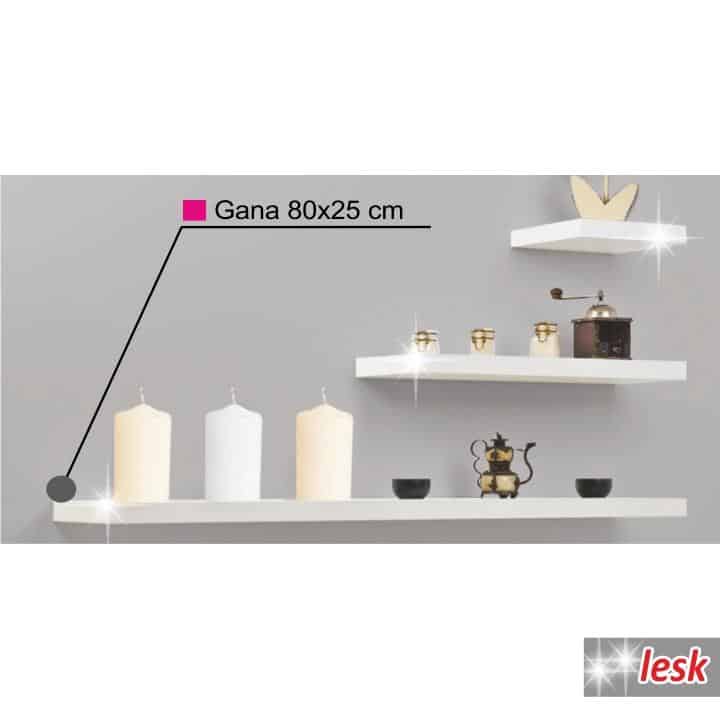 Police, bílý lesk, 80x25, GANA 0000105549 Tempo Kondela