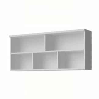 Visící police, DTD laminovaná + ABS hrany, bílá, SVEND 0000185919 Tempo Kondela