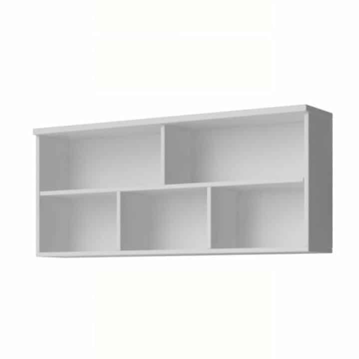 Visící police, DTD laminovaná + ABS hrany, bílá, SVEND 0000185919 Tempo Kondela