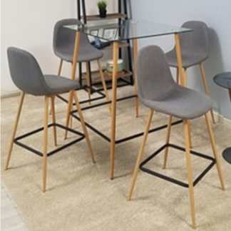 Barový jídelní set Daman 1+4 - TempoKondela