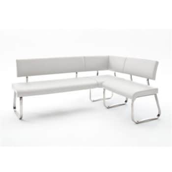 Rohová lavice Vesata typ 1 bílá pravá - TempoKondela
