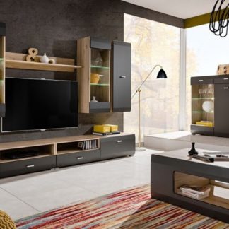 Obývací stěna Clif san remo/grafit mat - HALMAR