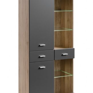 Komoda Clif SV san remo/grafit mat - HALMAR