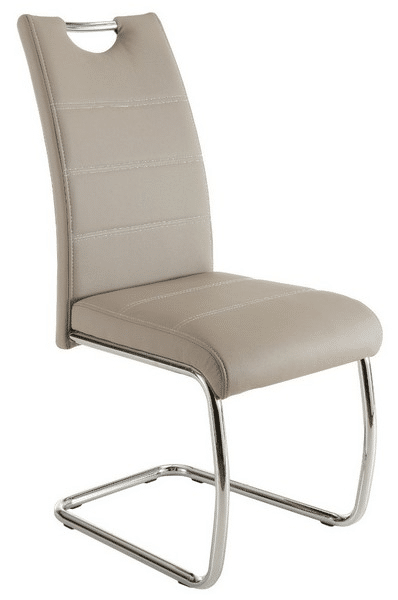 Jídelní židle Flora, cappuccino ekokůže