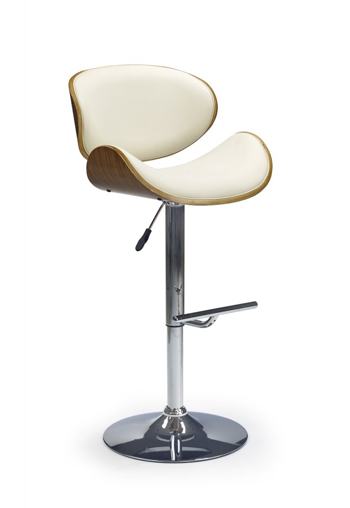 Barová židle H-44 Halmar ořech/krémová