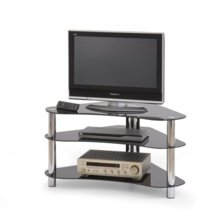 TV stolek RTV-13 černé sklo Halmar