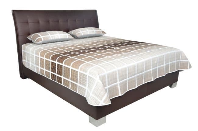 Čalouněná postel Sára 180x200 cm Brown - BLANAŘ