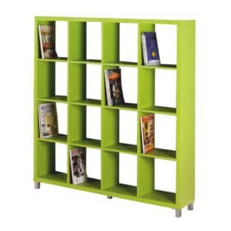 Regál, zelená, Tofi 6 NEW 0000108870 Tempo Kondela