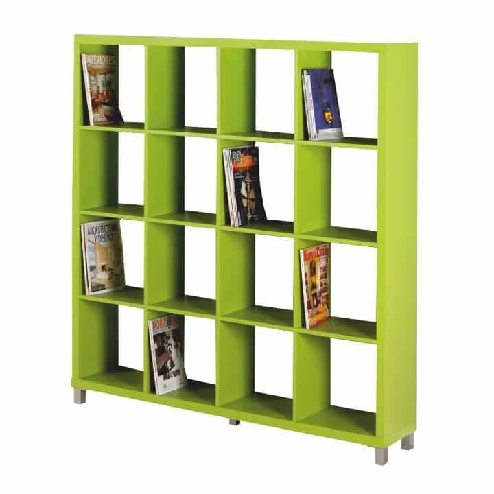 Regál, zelená, Tofi 6 NEW 0000108870 Tempo Kondela