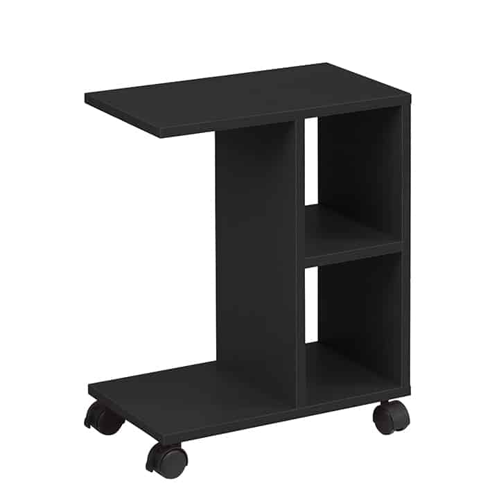 Příruční stolek, černá, ABBAS NEW 0000235354 Tempo Kondela