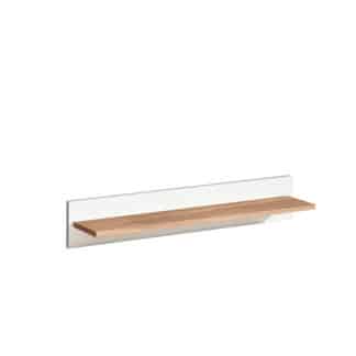 Závěsná police KNOX E10 ořech select / bílá Tempo Kondela