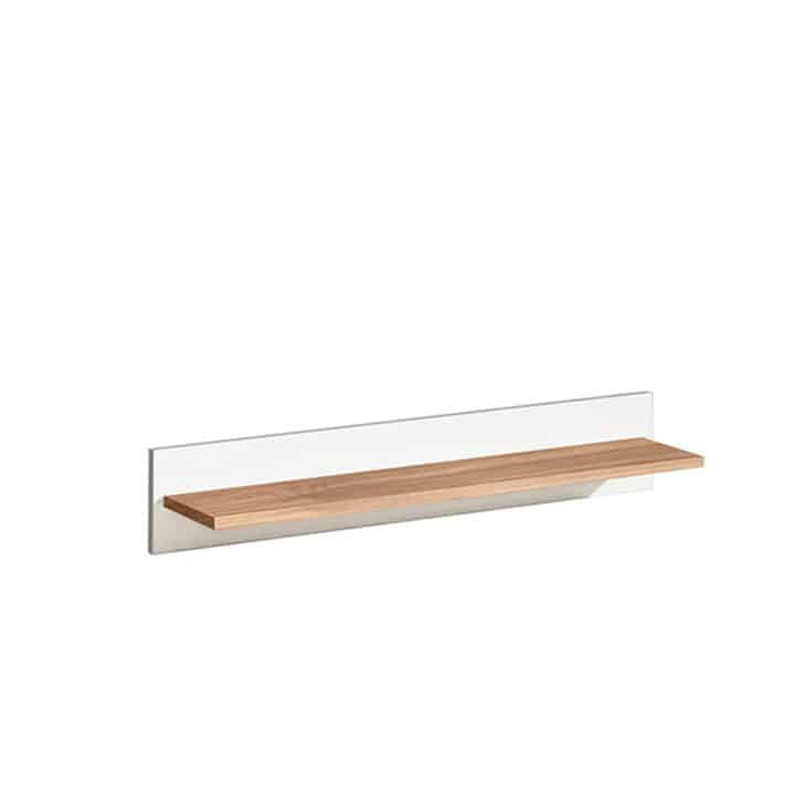 Závěsná police KNOX E10 ořech select / bílá Tempo Kondela