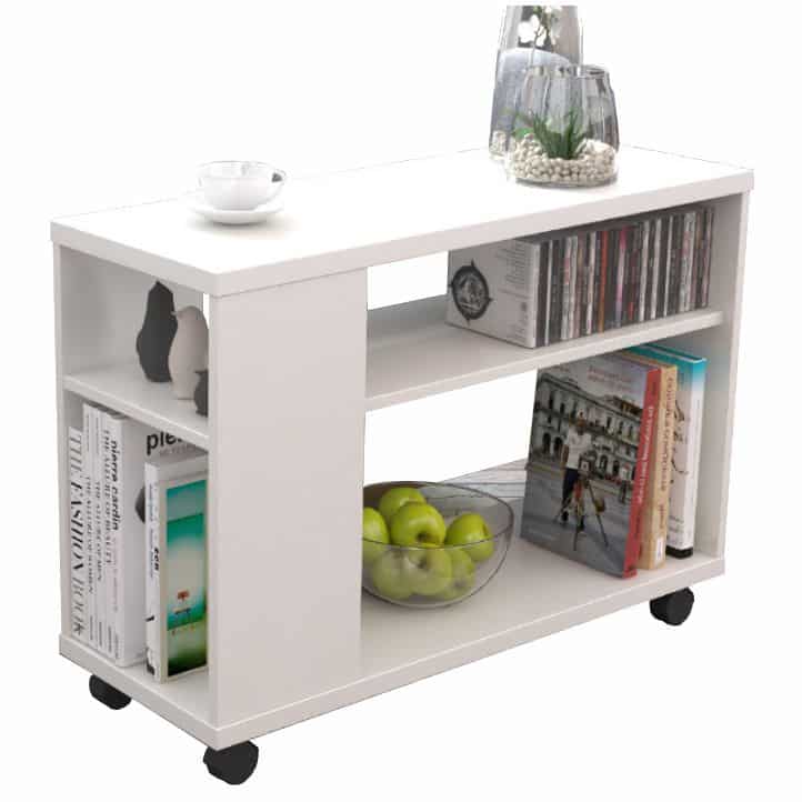 Příruční stolek, bílá, Zoela New 0000230198 Tempo Kondela