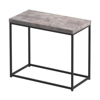 Příruční stolek, černá / beton, TENDER 0000215973 Tempo Kondela