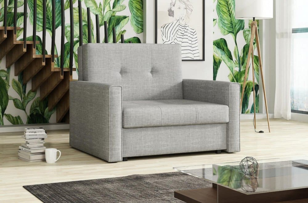 Rozkládací křeslo Viva BIS I Spirit 03 hnědé - FALCO