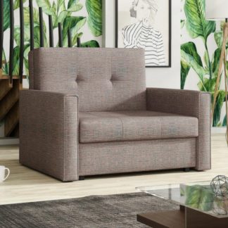 Rozkládací křeslo Viva BIS I Spirit 10 béžovo-červené - FALCO