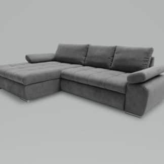 Rohová sedací souprava Inferno levá tmavě šedá - FALCO