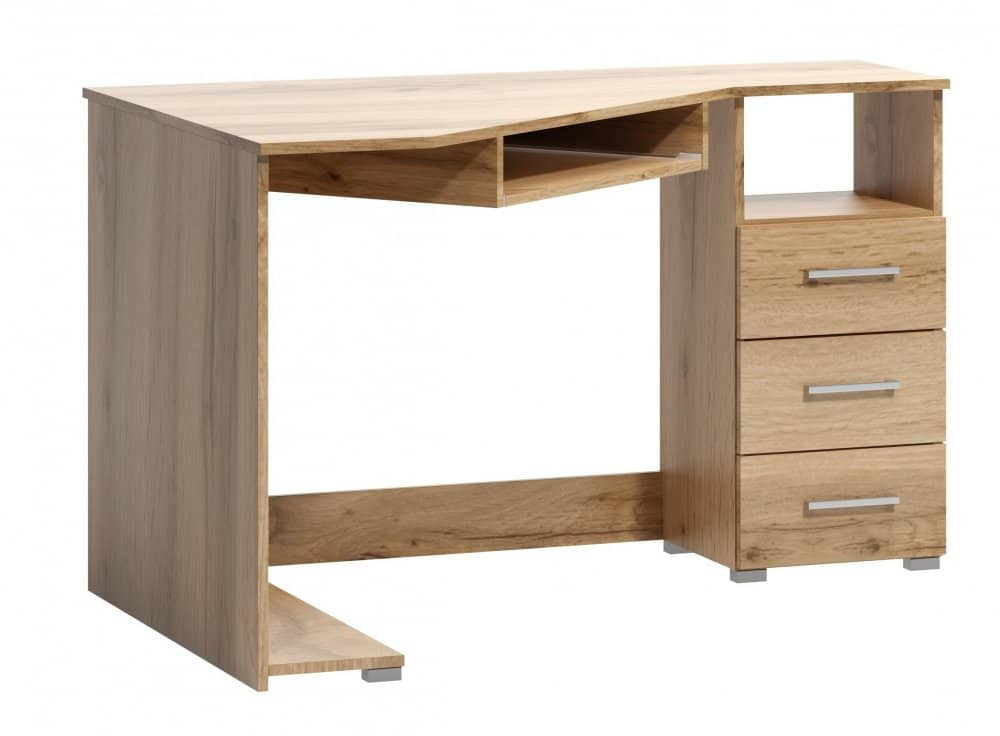 Rohový psací stůl Arta pravý dub wotan - FALCO
