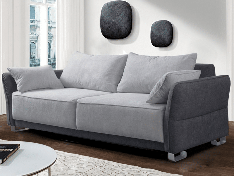 Pohovka Loretto, tmavě/světle šedá látka