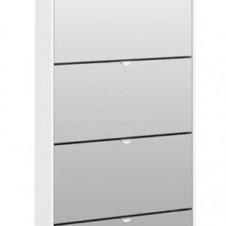 Botník se zrcadlem Bright 70052 bílý - TVI