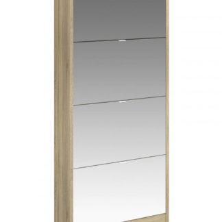 Botník se zrcadlem Bright 71014  dub sonoma - TVI