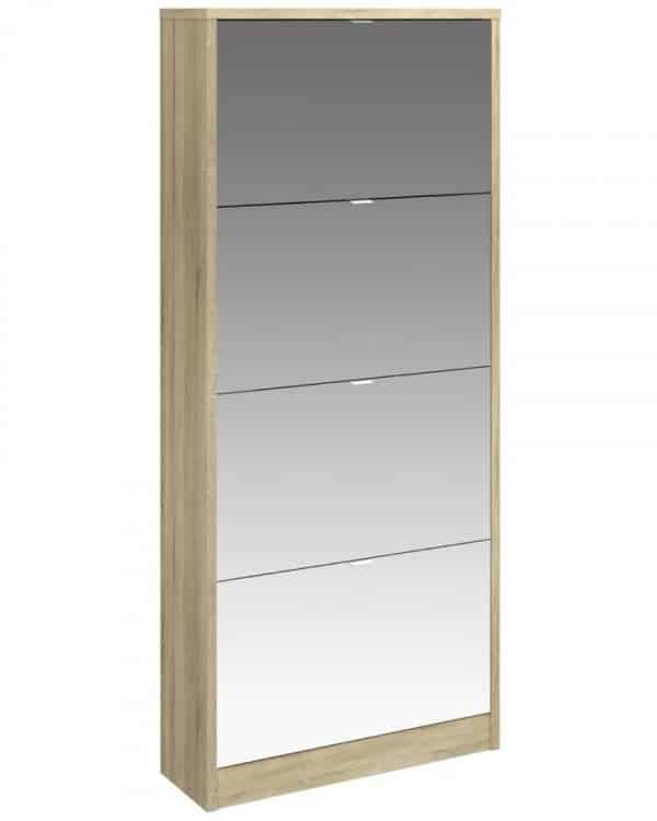 Botník se zrcadlem Bright 71014  dub sonoma - TVI