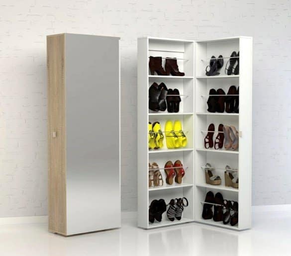 Botník se zrcadlem Bright 71009 dub sonoma - TVI