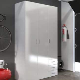 Skříň Space 70409 bílá/bílý lesk - TVI