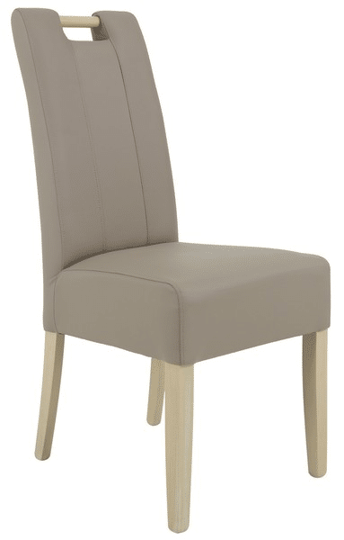 Jídelní židle Jasmin 1, béžová ekokůže