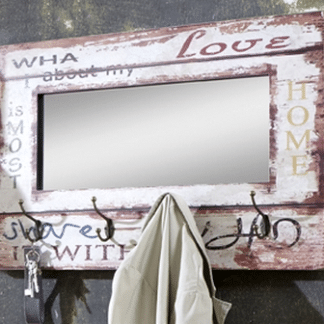 Věšákový panel se zrcadlem Lovis 4 (89941)