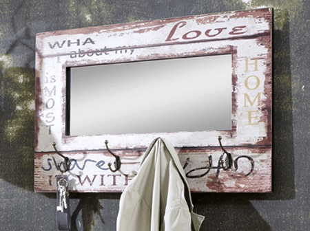 Věšákový panel se zrcadlem Lovis 4 (89941)