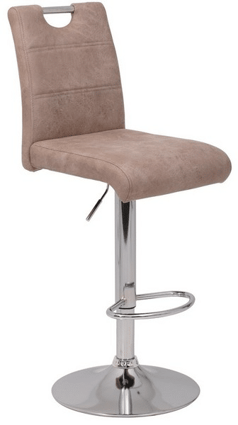 Barová židle Miranda, béžová vintage látka