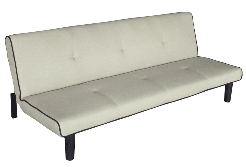 Rozkládací pohovka Basic, krémová látka