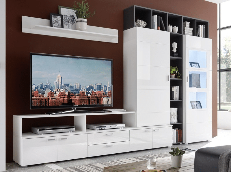 Obývací stěna Skylight, s osvětlením