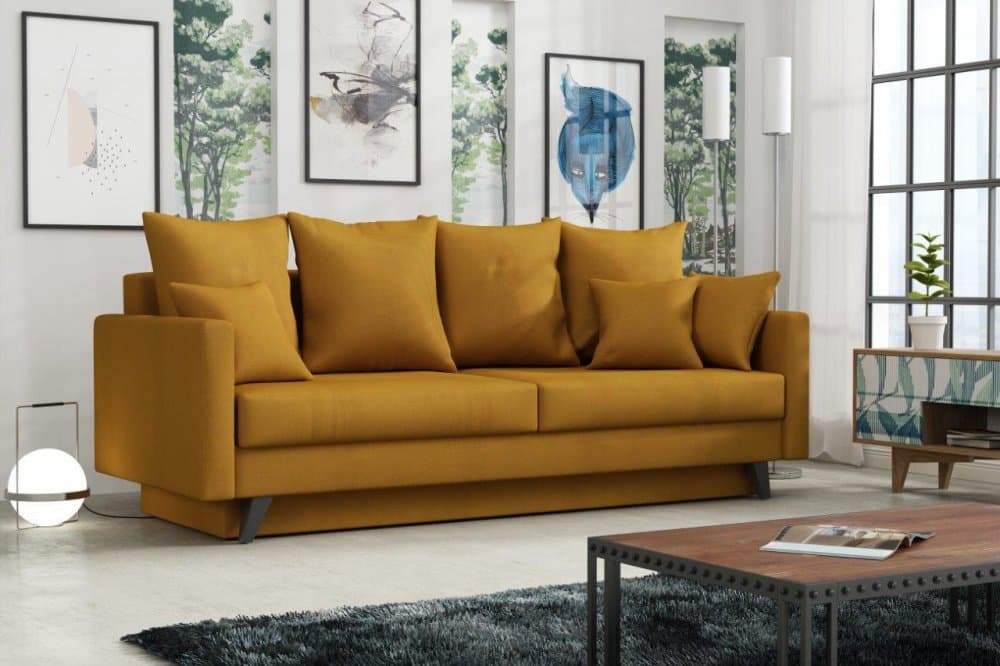 Pohovka Ibiza Kronos 1 žlutá - FALCO