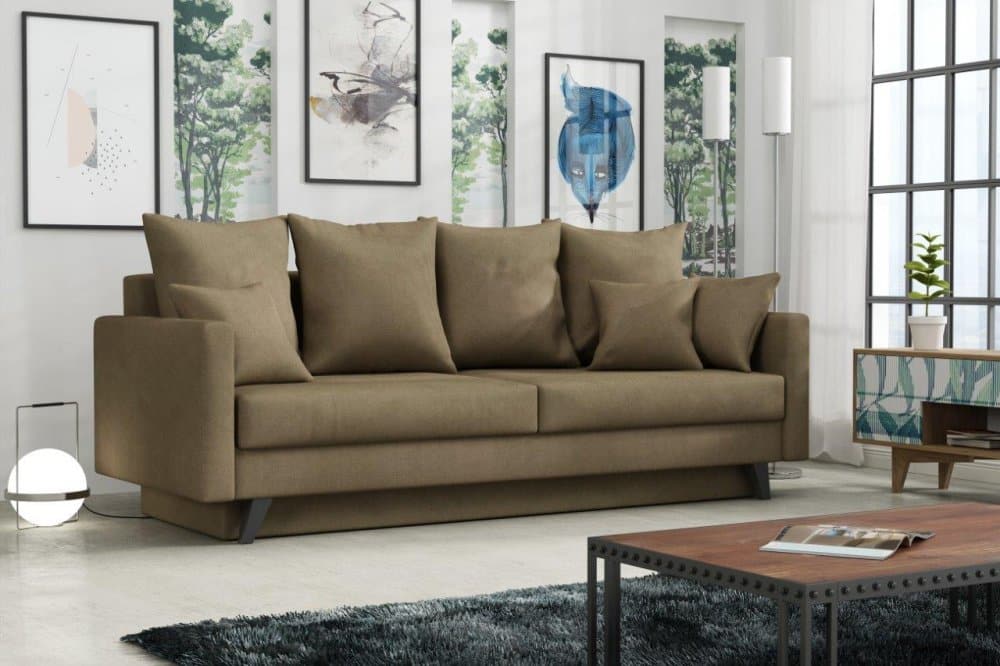 Pohovka Ibiza Paros 3 světle hnědá - FALCO