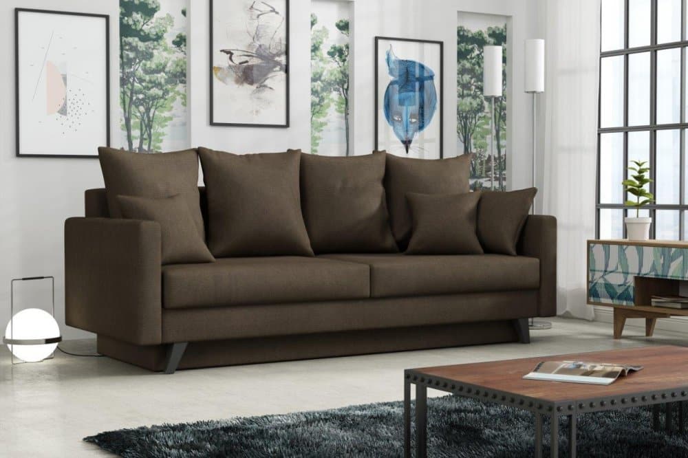 Pohovka Ibiza Paros 4 tmavě hnědá - FALCO