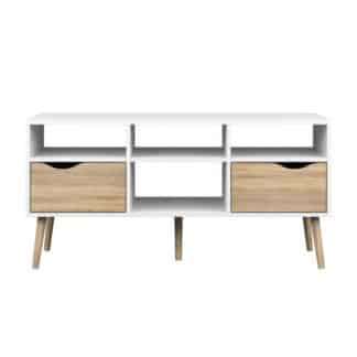TV stolek OSLO 75391 dub sonoma / bílá Tempo Kondela