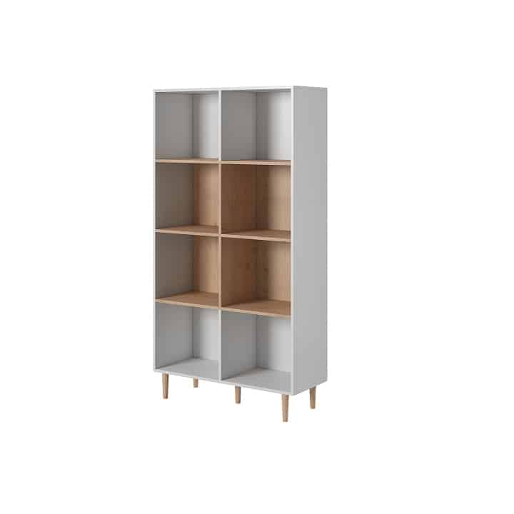 Regál LAVELI LR100 bílá / buk pískový Tempo Kondela