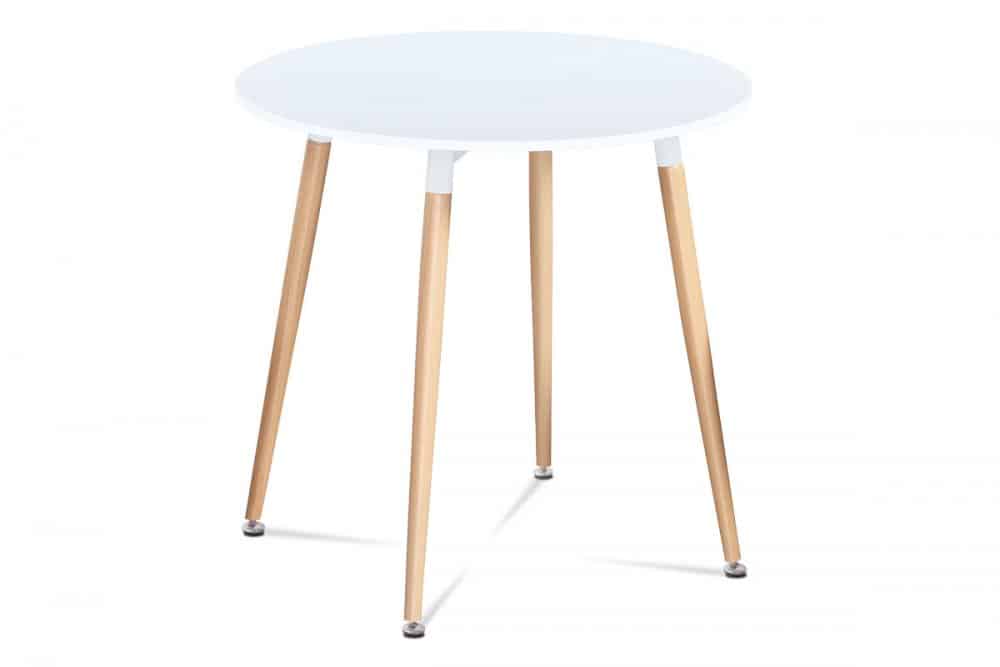 Jídelní stůl DT-608 WT bílá / buk Autronic