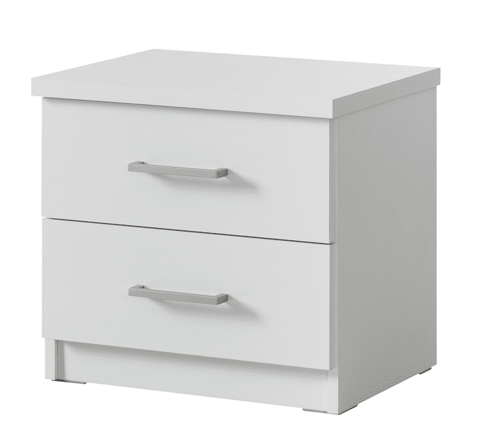 Noční stolek Ela, bílý
