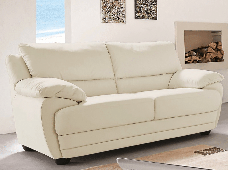 Dvojsedák Nebolo 2, krémová ekokůže