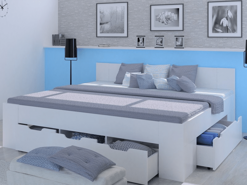 Postel Astral 71 160x200 cm, bílá