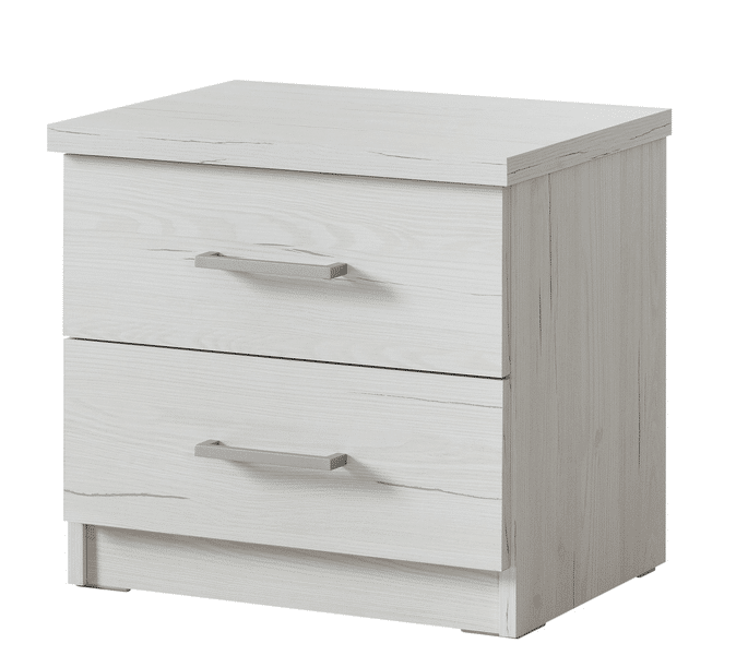 Noční stolek Ela, bělená pinie
